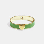 Bracelet in various colours with heart detail - 1.3 cm
