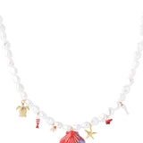 Artificial Pearl Beaded Necklaces Turtle Casual Holiday/Beach Simple Series Women's jewelry