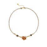 Polyester Beaded Necklaces Flower Casual Daily Simple Series Women's jewelry
