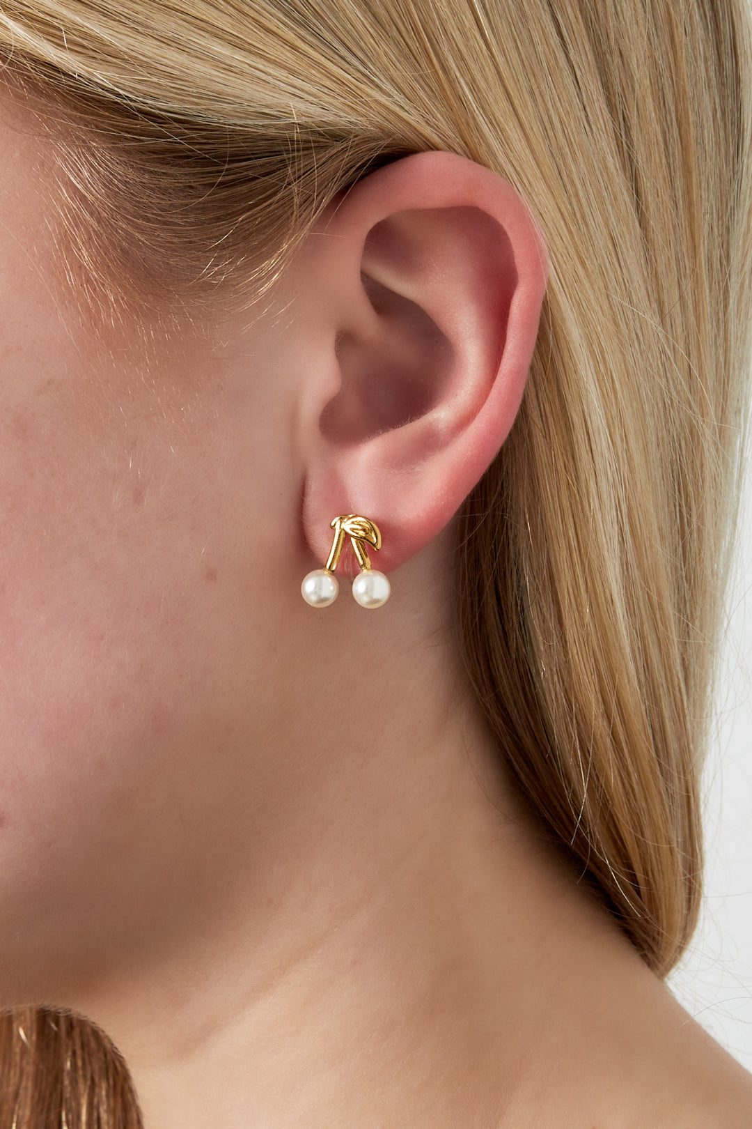Cherry Clip Earrings