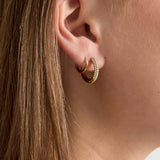 Stainless Steel Hoop Earrings Circle Simple Daily Simple Series Women's jewelry