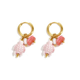 14K Gold Plated Stainless Steel Beads Earrings Animal Vacation Gathering/Party Romantic Series Women's jewelry