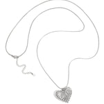 Stainless Steel Long Necklaces Heart Casual Daily Simple Series Women's jewelry