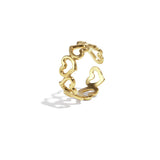 Stainless Steel Minimalist Rings Heart Casual Daily Simple Series Women's jewelry