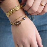 Polyester Beaded Bracelets Flower Casual Daily Simple Series Women's jewelry