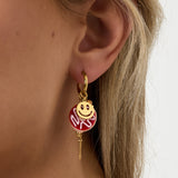 Stainless Steel Drop Earrings food Casual Daily Simple Series Women's jewelry