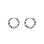 Stainless Steel Hoop Earrings Circle Simple Daily Simple Series Women's jewelry