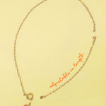 2-in-1 necklace and bracelet with oval links