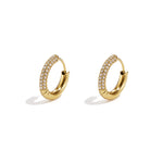 Stainless Steel Hoop Earrings Circle Simple Daily Simple Series Women's jewelry