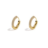 Stainless Steel Hoop Earrings Circle Simple Daily Simple Series Women's jewelry