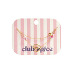 Bracelet with playful heart, beads and pearl