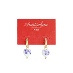 Ceramics Drop Earrings Flower Casual Daily Simple Series Women's jewelry