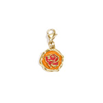 Jewelry charm rose on coin DIY