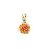 Jewelry charm rose on coin DIY