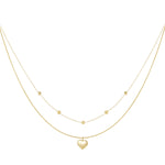Layered Necklaces Heart Casual Daily Simple Series Women's jewelry