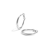 Stainless Steel Hoop Earrings circle Casual Daily Simple Series Women's jewelry
