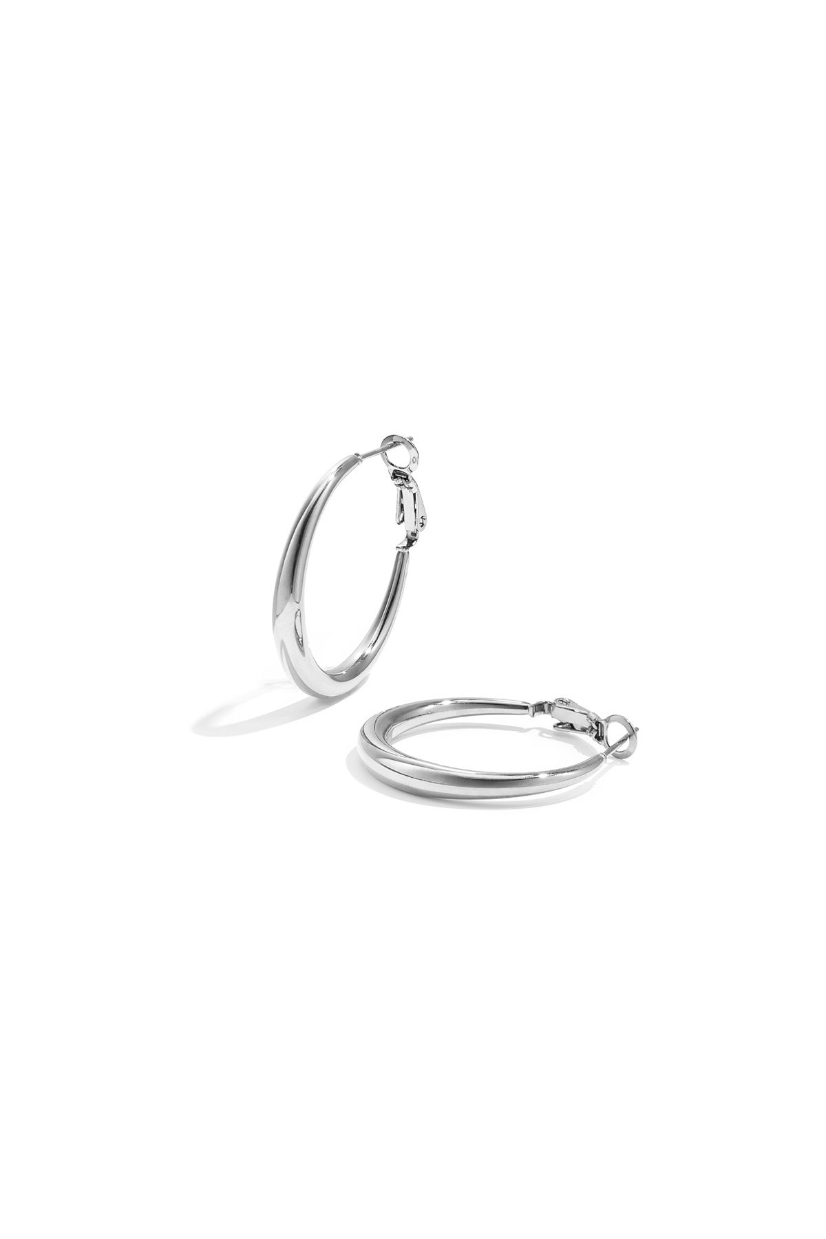Stainless Steel Hoop Earrings circle Casual Daily Simple Series Women's jewelry