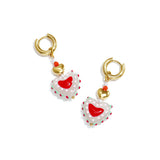 Stainless Steel Beads Earrings Heart Cute Daily Simple Series Women's jewelry