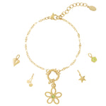Detailled Flower DIY bracelet