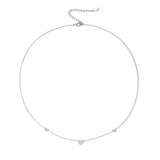 classic necklace with hearts