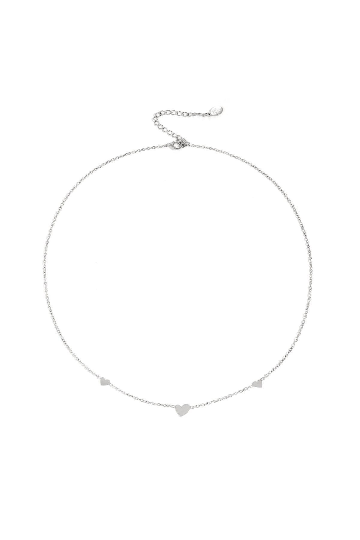 classic necklace with hearts