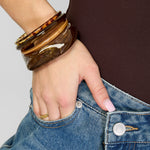 Acrylic Bangles Solid Color Casual Daily Simple Series Women's jewelry