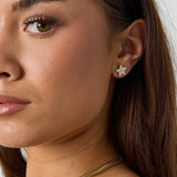Stainless Steel Stud Earrings Star Simple Daily Simple Series Women's jewelry