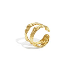 Textured double ring