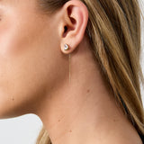 Stainless Steel Dangle Earrings Chain Elegant Daily Simple Series Women's jewelry