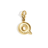 DIY initial letter jewelry charm