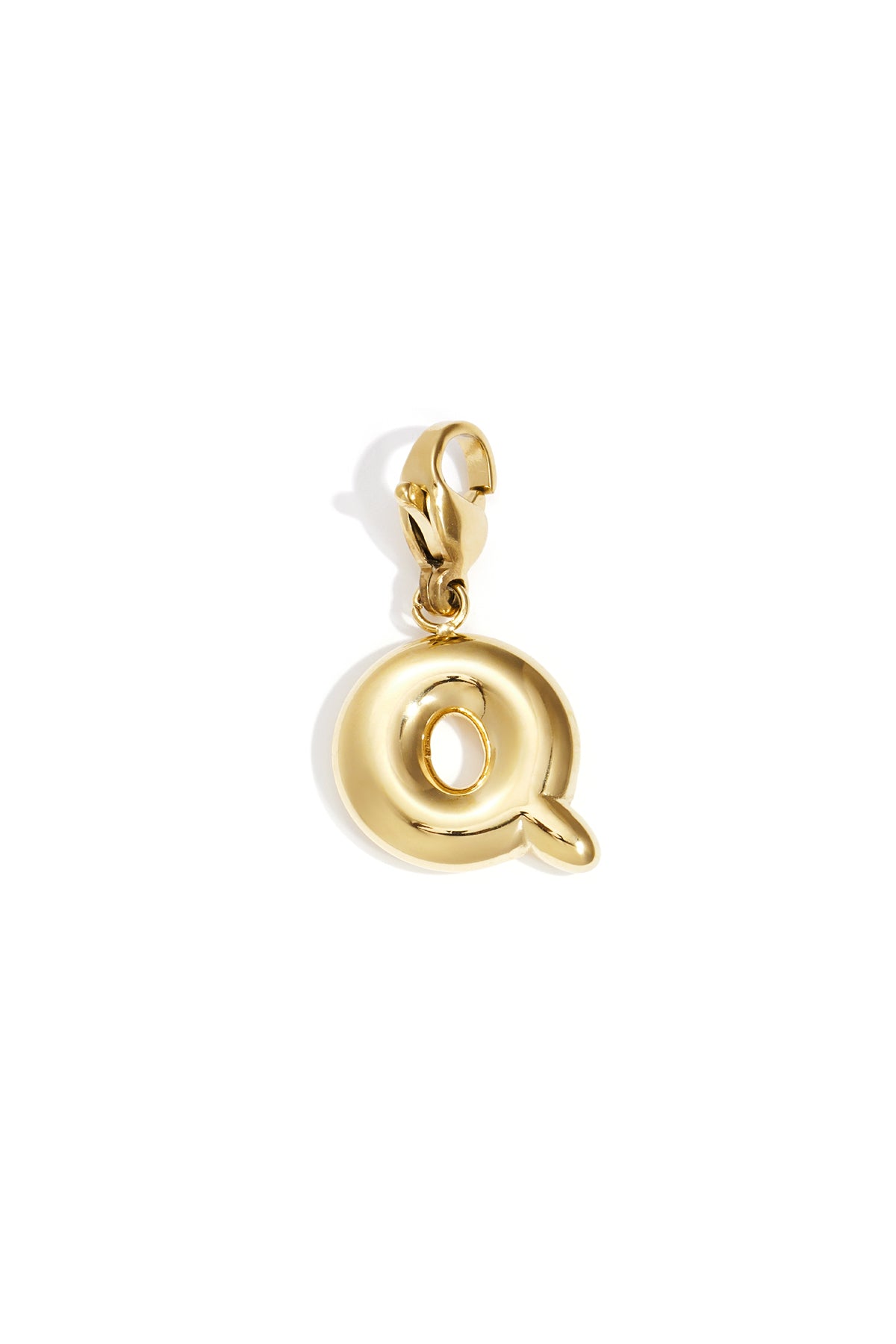 DIY initial letter jewelry charm