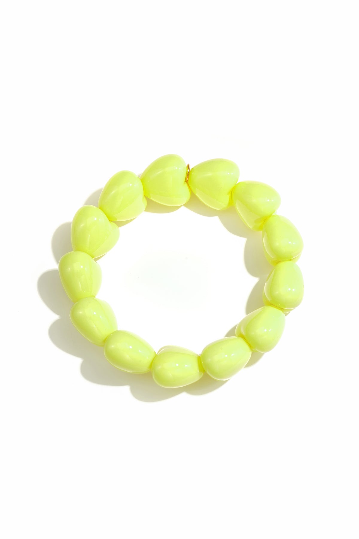 13-Bead Small Heart Bracelet