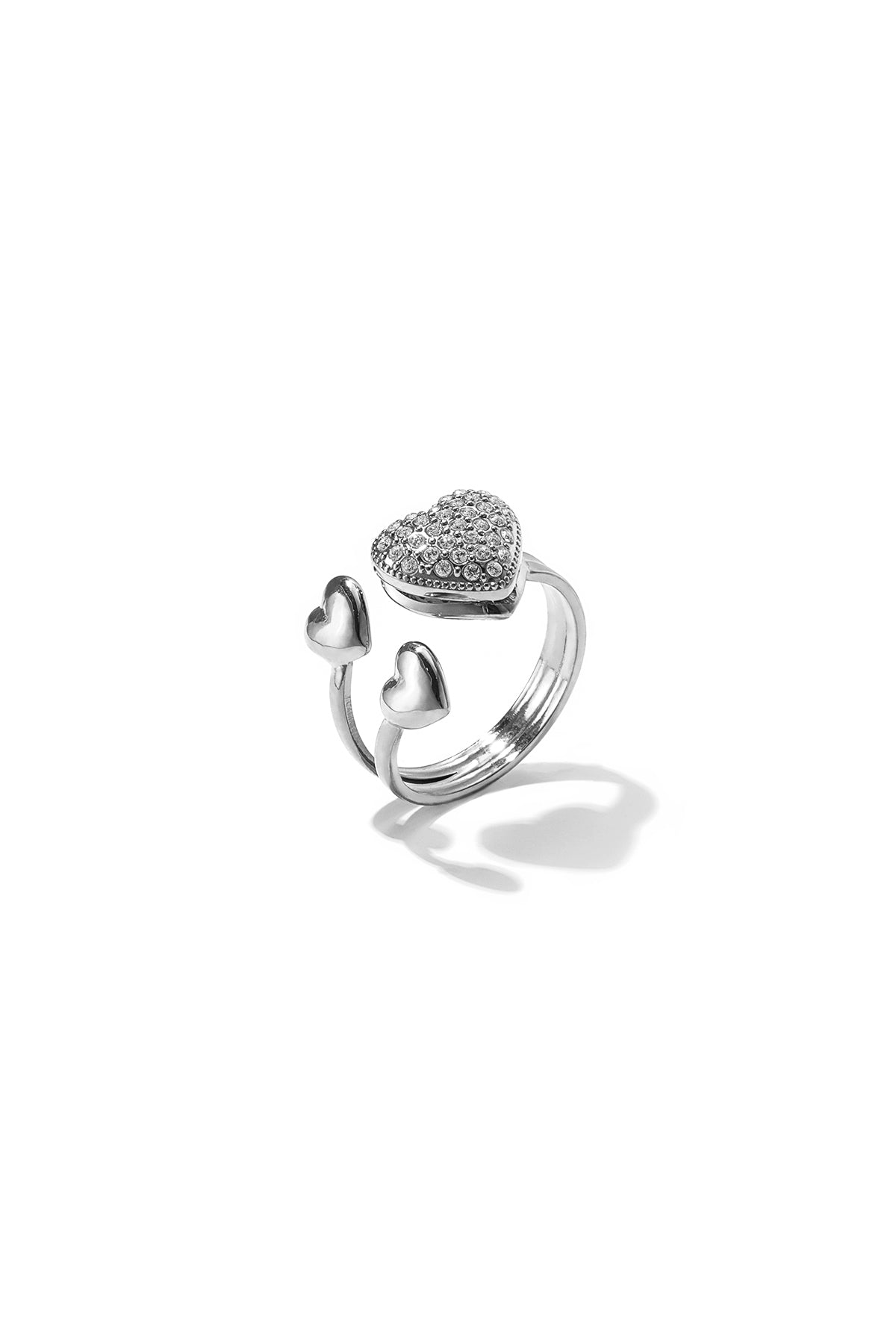 Stainless Steel Statement Rings Heart Simple Daily Simple Series Women's jewelry