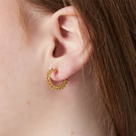 Bold Ring Clip Earrings