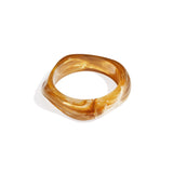Acrylic Bangles Solid Color Casual Daily Simple Series Women's jewelry