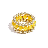 Bracelets set of 3 with beads