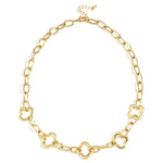 Stainless Steel Chain Necklaces Clover Casual Daily Simple Series Women's jewelry