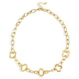 Stainless Steel Chain Necklaces Clover Casual Daily Simple Series Women's jewelry