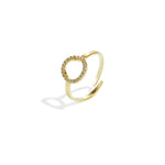 Stainless Steel Minimalist Rings circle Casual Daily Simple Series Women's jewelry