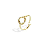 Stainless Steel Minimalist Rings circle Casual Daily Simple Series Women's jewelry