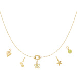 Detailled flower DIY necklace