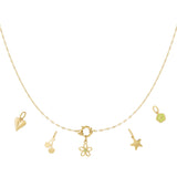 Detailled flower DIY necklace