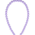 Beaded necklace with front closure - 12mm