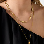 Stainless Steel Chain Necklaces Fish Simple Daily Simple Series Women's jewelry