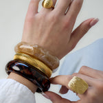 Leopard Resin Bangle