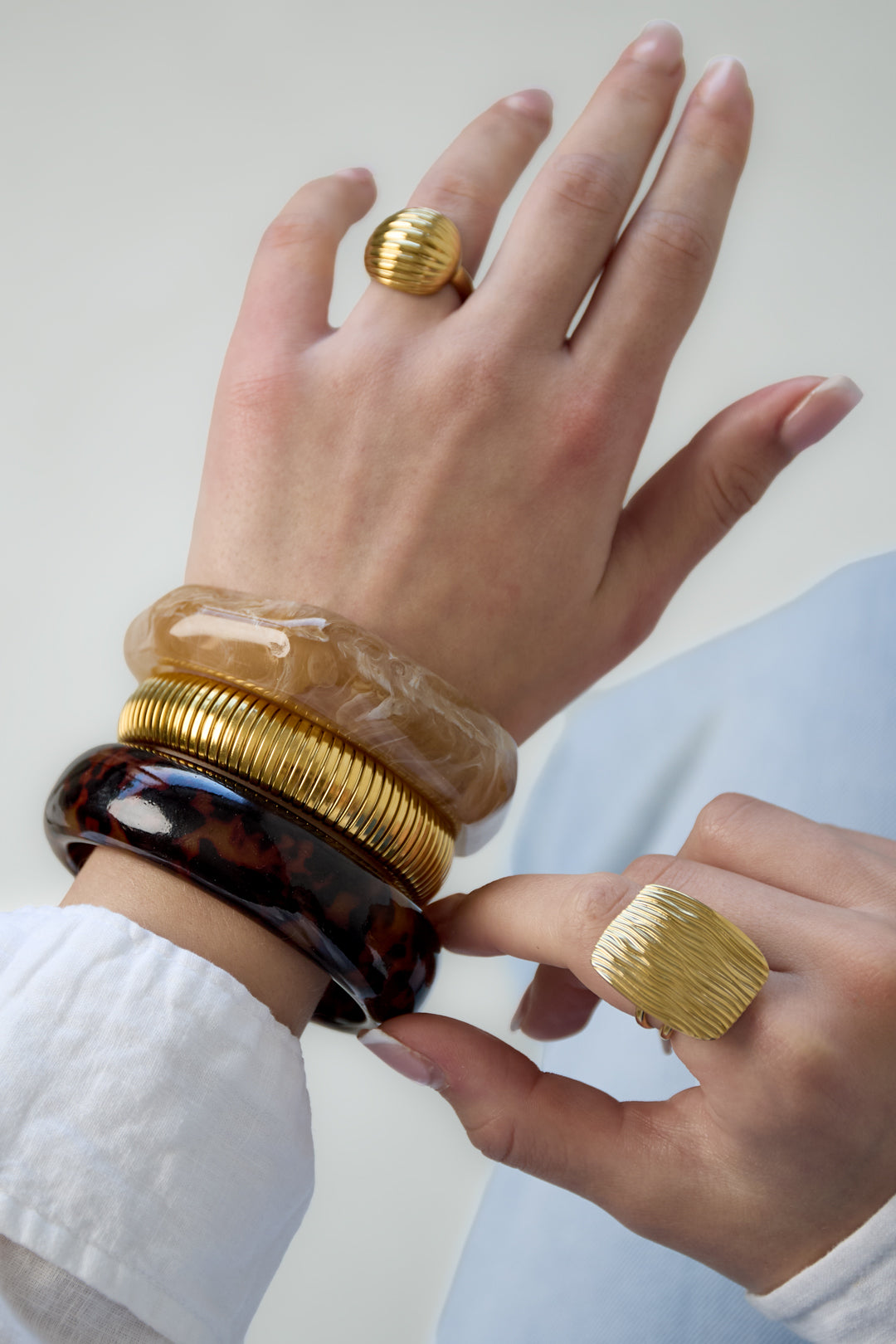Leopard Resin Bangle