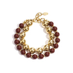 Linked bead bracelets