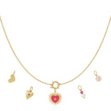 Sun of heart DIY necklace