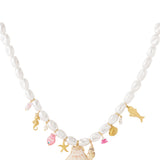 Seashelled pearls Necklace