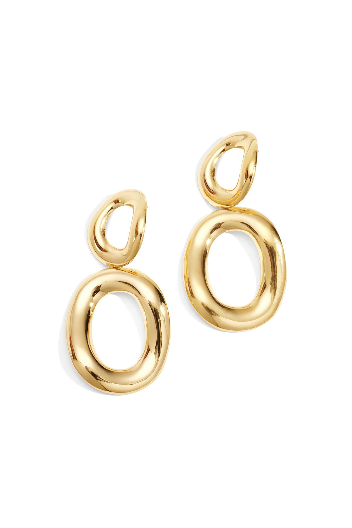 Stainless Steel Drop Earrings circle Casual Daily Simple Series Women's jewelry